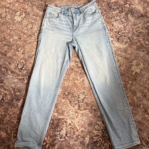 American Eagle Outfitters Light Blue Straight Leg Jeans